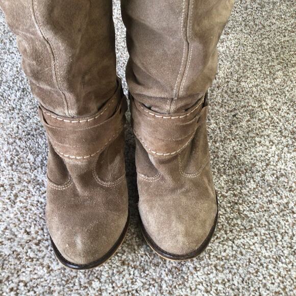 Steve Madden leather boots size 8 P-Diablo - Picture 3 of 14